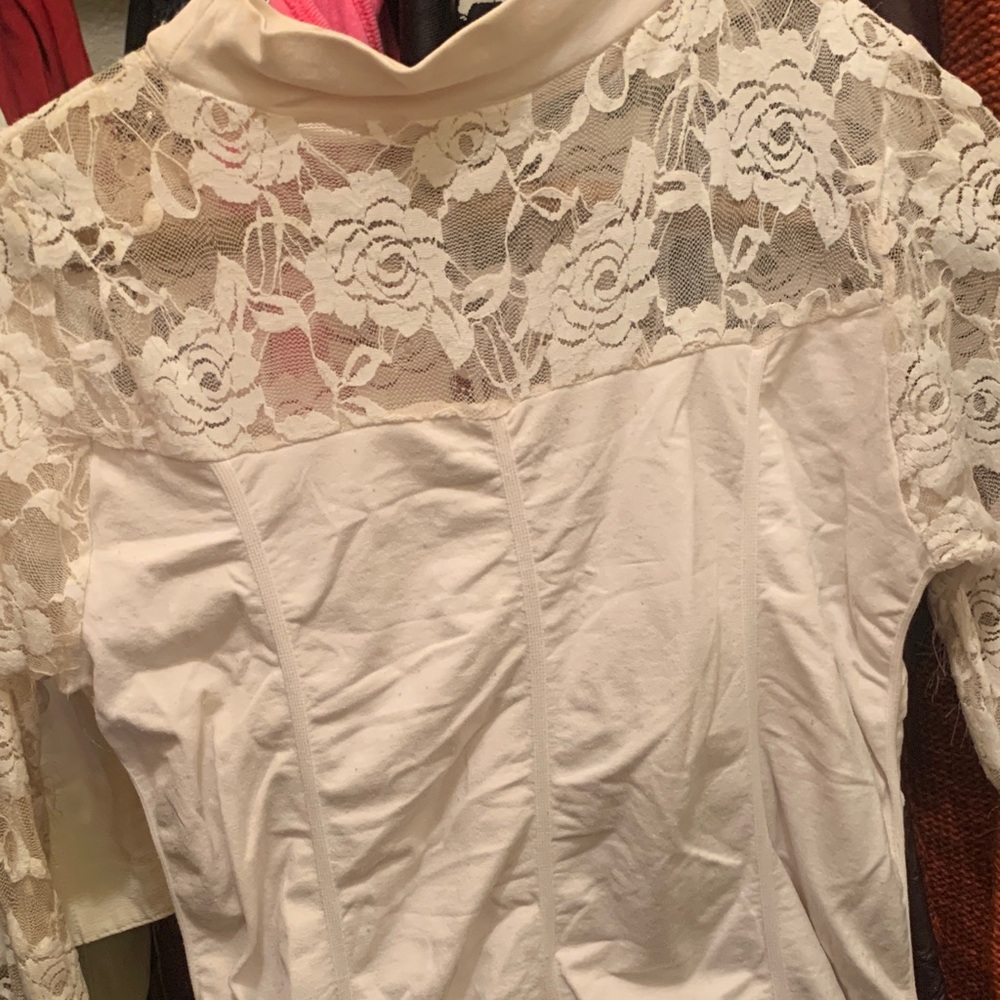 White Lace mini dress